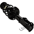 Front, Driver and Passenger Side Fully Loaded Struts, FWD, For Models without Active Suspension