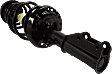 Front, Driver and Passenger Side Fully Loaded Struts, Twin-tube, FWD, without Performance Package, without Electronic Adjustable Suspension