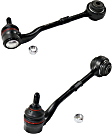 Front, Driver and Passenger Side, Lower, Frontward Control Arms, With Ball Joints, Control Arms Bushings, and Control Arms