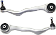 Front, Driver and Passenger Side, Lower, Frontward Control Arms