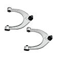 Front, Driver and Passenger Side, Upper Control Arms, With Ball Joint Assembly
