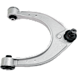 Front, Driver and Passenger Side, Upper and Lower, Frontward and Rearward Control Arm, With ball joint(s)