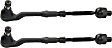Front, Driver and Passenger Side, Inner and Outer Tie Rod Assembly