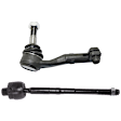Front, Driver or Passenger Side, Inner and Outer Tie Rod End