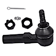 Front, Driver and Passenger Side, Outer Tie Rod Ends