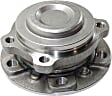 Front, Driver and Passenger Side Wheel Hub, 5 Lugs, With Bearing