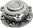 Front, Driver and Passenger Side Wheel Hub, 5 Lugs, With Bearing
