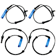 Front and Rear, Driver and Passenger Side ABS Speed Sensor Set of 4