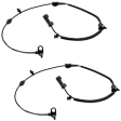 Front, Driver and Passenger Side ABS Speed Sensors