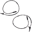 Rear, Driver and Passenger Side ABS Speed Sensors