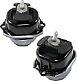 Front, Driver and Passenger Side Motor Mount, Set of 2