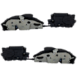 2008 BMW X5 - Rear, Driver and Passenger Side  Door Lock Actuator, Soft Close System; Latch And Actuator Assembly