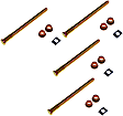 SET-RB38416-4 Door Hinge Repair Kit - Direct Fit, Set of 4