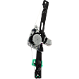 2006 BMW 325i - Sedan Rear, Driver and Passenger Side Power Window Regulator, With Motor