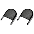 SET-RB49461-2 Wiper Arm Cover - Black, Direct Fit