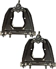 SET-RB520105-2 Front, Driver and Passenger Side, Upper Control Arm, With ball joint(s), Steel