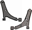 SET-RB520110 Front, Driver and Passenger Side, Lower Control Arm, Steel