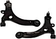 SET-RB520146 Front, Driver and Passenger Side, Lower Control Arm, With ball joint(s), Steel