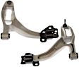 SET-RB520196 Front, Driver and Passenger Side, Lower Control Arm, With ball joint(s), Aluminum