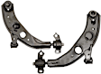 SET-RB520266 Front, Driver and Passenger Side, Lower Control Arm, Steel
