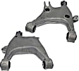 SET-RB520268 Front, Driver and Passenger Side, Lower Control Arm, With ball joint(s), Steel