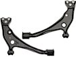 SET-RB520274 Front, Driver and Passenger Side, Lower Control Arm, Without ball joint(s), Iron