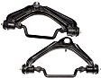SET-RB520288 Front, Driver and Passenger Side, Upper Control Arm, Steel