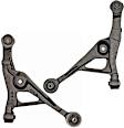 SET-RB520302 Front, Driver and Passenger Side, Lower Control Arm, With ball joint(s), Iron