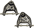 SET-RB520316 Front, Driver and Passenger Side, Upper Control Arm, With ball joint(s), Steel