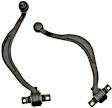 SET-RB520348 Front, Driver and Passenger Side, Lower, Rearward Control Arm, With ball joint(s), Iron