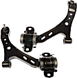SET-RB520390 Front, Driver and Passenger Side, Lower Control Arm, Steel