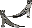 SET-RB520422 Front, Driver and Passenger Side, Lower Control Arm, Steel