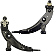 SET-RB520424 Front, Driver and Passenger Side, Lower Control Arm, With ball joint(s), Steel