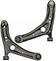 SET-RB520432 Front, Driver and Passenger Side, Lower Control Arm, With ball joint(s), Steel