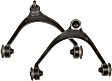 SET-RB520458 Front, Driver and Passenger Side, Upper Control Arm, With ball joint(s), Iron