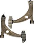SET-RB520470 Front, Driver and Passenger Side, Lower Control Arm, With ball joint(s), Aluminum