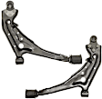 SET-RB520522 Front, Driver and Passenger Side, Lower Control Arm, With ball joint(s), Steel