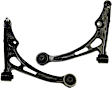 SET-RB520568 Front, Driver and Passenger Side, Lower Control Arm, Iron