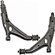 SET-RB520650 Front, Driver and Passenger Side, Lower Control Arm, Without ball joint(s), Steel