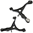 SET-RB520655-F Front, Driver and Passenger Side, Lower Control Arm, Steel, OE Solutions Series