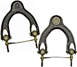 SET-RB520676 Front, Driver and Passenger Side, Upper Control Arm, Steel