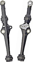 SET-RB520678 Front, Driver and Passenger Side, Lower Control Arm, Without ball joint(s), Iron