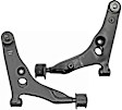 SET-RB520854 Front, Driver and Passenger Side, Lower Control Arm, With ball joint(s), Steel
