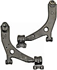 SET-RB520866 Front, Driver and Passenger Side, Lower Control Arm, With ball joint(s), Steel