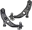 SET-RB520868 Front, Driver and Passenger Side, Lower Control Arm, Steel