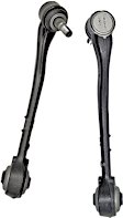 SET-RB520942 Front, Driver and Passenger Side, Lower, Rearward Control Arm, With ball joint(s), Iron