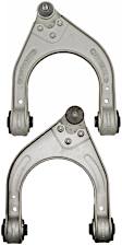 SET-RB520960 Front, Driver and Passenger Side, Upper Control Arm, With ball joint(s), Aluminum