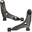SET-RB520970 Front, Driver and Passenger Side, Lower Control Arm, With ball joint(s), Steel