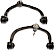 SET-RB521016 Front, Driver and Passenger Side, Upper Control Arm, With ball joint(s), Iron