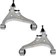 SET-RB521021 Front, Driver and Passenger Side, Lower Control Arm, With ball joint(s), Aluminum